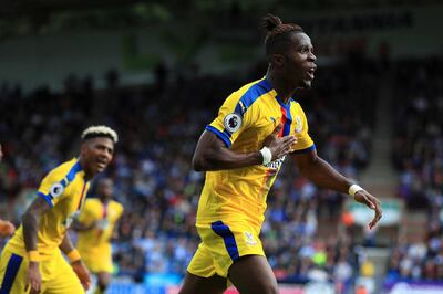 Crystal Palace's Wilfried Zaha. PA via AP