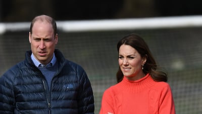 The Duchess of Cambridge's casual looks were among her most popular, including this bright orange Really Wild jumper with Zara skinny jeans, which she wore to watch Gaelic football and hurling in Galway, Ireland, on March 5. Getty Images