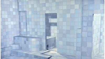 Adriana Varejao, Blue Sauna, 2003. Courtesy: Hill+Knowlton Strategies