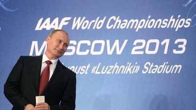 Russia President Vladimir Putin has demanded answers to the athletics doping scandal that has rocked the country. Bernd Thissen / EPA