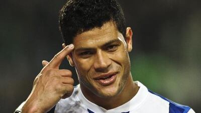 Hulk in action for Porto before his big money move to Zenit St Petersburg