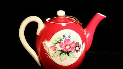 This teapot would have left a Moscow factory and journeyed south by land and water for months before arriving in Abu Dhabi.