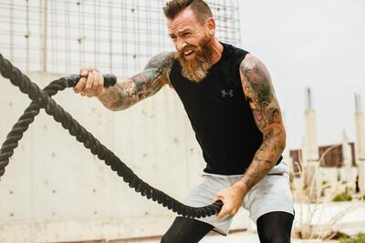 Simon Pepper, 42, is a global ambassador for Spartan. Courtesy Under Armour