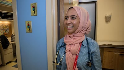 Dr Fatima Al Dhaheri will help the UAE by bringing her skills back home from the US. Photo: Evelyn Hockstein for The National.