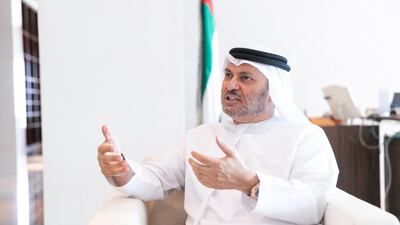 Dr Anwar Mohammed Gargash, Cabinet Member and Minister of State for Foreign Affairs. Reem Mohammed / The National.
