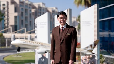 Allan Espiritu worked in hotels in the Philippines before joining Etihad Airways in 2007. Photo: Etihad