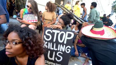 Gun deaths in the US underscore the safety of life in the UAE. Frederic J Brown / AFP