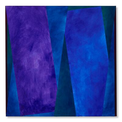 Nocturne I (2001) by Palestinian artist Kamal Boullata. Photo: Christie's