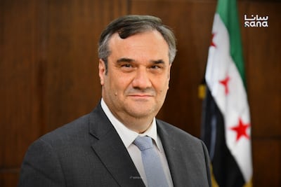 Abdulkader Husrieh, the governor of the Central Bank of Syria. Photo: Sana