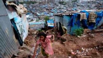 Poor people find themselves at the losing end of the corruption chain in India. Above, a view of a slum in Mumbai.