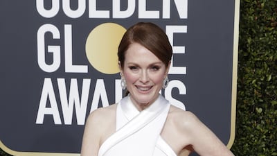 Julianne Moore, in Givenchy, arrives for the 76th annual Golden Globe Awards at the Beverly Hilton Hotel in Los Angeles, California, on January 6, 2019. EPA