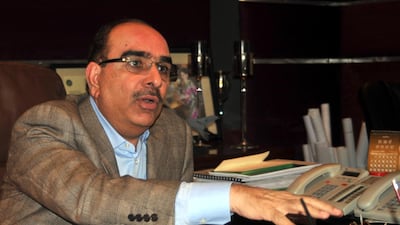 Malik Riaz Hussain, chairman of Bahria Town, has agreed to pay back £190m after a British investigation. Muzammil Pasha/The National