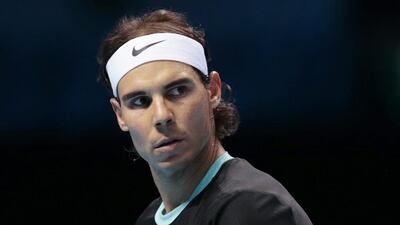 Rafael Nadal shown during a match against David Ferrer at the ATP World Tour Finals in November. Suzanne Plunkett / Reuters / November 20, 2015