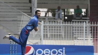 An all-round display by Mohammed Nabi proved crucial for Afghanistan. Jeffrey E Biteng / The National