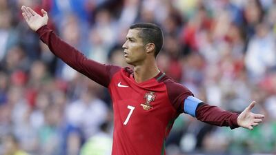 Real Madrid and Portugal's Cristiano Ronaldo. AP Photo