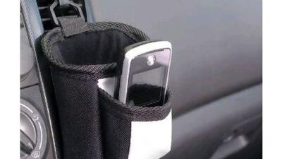 Mobile phone holder.