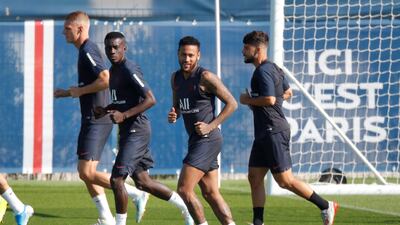 Neymar has been linked with a return to his former club Barcelona. Reuters