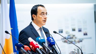 Shiekh Abdullah bin Zayed meets Cypriot Foreign Minister. WAM