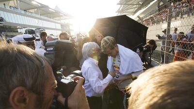 Sebastian Vettel of Red Bull prior to his victory during the Formula One Etihad Airways Abu Dhabi Grand Prix Yas Marina Circuit in Abu Dhabi on November 3, 2013. Christopher Pike / The National