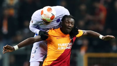 Bafetimbi Gomis 7 - The 36 year old striker showed good movement and was a nuisance for Garcia and Pique, especially in the early part of the game. Had a sixth-minute shot blocked by Alba and caused problems all night. EPA