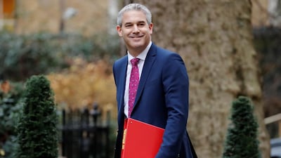 Britain's Secretary of State for Exiting the European Union (Brexit Minister) Stephen Barclay arrives to attend the weekly meeting of the Cabinet at 10 Downing Street. AFP