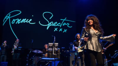 Ronnie Spector performs during the Women of the World Festival at the Queen Elizabeth Hall, Southbank Centre, Lomdon, on March 9, 2014. Getty Images