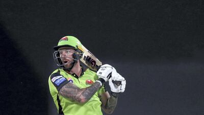 Qalandars' Jordan Clark. Chris Whiteoak / The National