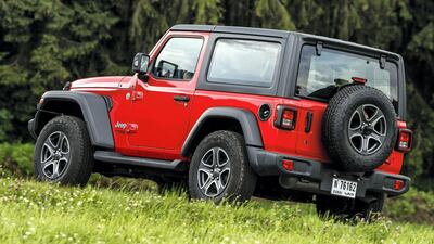 The 2019 Jeep Wrangler Sport. Jeep