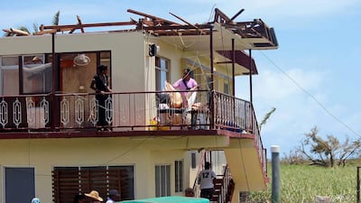 “The images emerging from early aerial assessments of affected areas are truly heartbreaking, leaving little doubt about the ferocity of this cyclone,” said the UN’s Fiji coordinator Osnat Lubrani. Fiji Government / AFP Photo