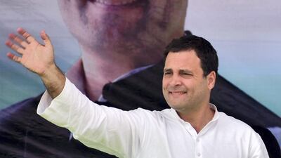 India’s Congress party officials insist that opposition leader Rahul Gandhi’s Dubai address will not be political. AFP