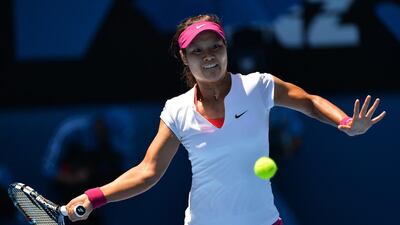 Li Na says her opponent in the Australian Open women's final, Dominika Cibulkova, has a style that is similar to hers. Saeed Khan / AFP