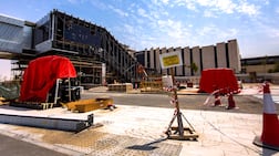 Dubai Al Yalayis Etihad Rail Station is scheduled to open on September 30. Photo: Victor Besa / The National