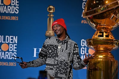 Snoop Dogg announcing the nominees for the 79th Golden Globe Awards. AFP
