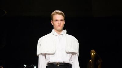 Look 70 from Burberry’s February 2017 Collection. Courtesy Josh Olins / Burberry