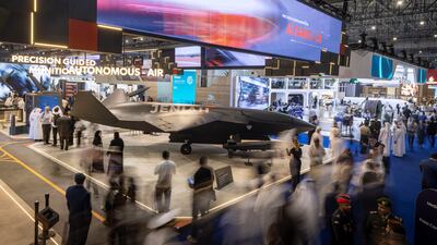 Dubai Airshow 2025. EDGE Stand, Jeniah drone. Antonie Robertson/The National