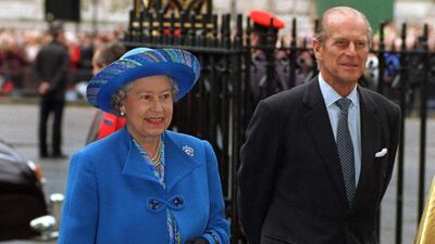 November 20, 1997: The Queen and Prince Philip celebrate their Golden Wedding Anniversary at Westminster Abbey. Getty