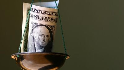 Against a basket of its rivals, the dollar was up 0.2 per cent on Friday. Getty Images