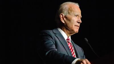 Former US Vice President Joe Biden speaks during the first State Democratic dinner in Dover, Delaware, US, on Saturday, March 16, 2019. Bloomberg
