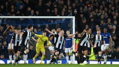 Florian Lejeune leads the celebrations after the equaliser. Getty