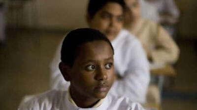 Most pupils in the evening classes at state schools are from other Arab-speaking countries.