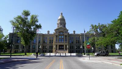 The Wyoming State Capitol in Cheyenne.