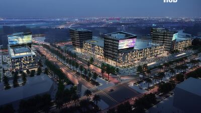 The construction at Abu Dhabi’s newest hub for the creative industry is 95 per cent complete and the first units are set to be handed over to tenants by the end of this year. Courtesy twofour54 Abu Dhabi