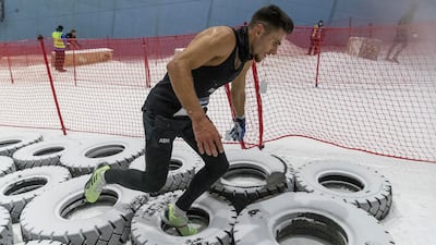 Snow-covered tyres were one of many obstacles.