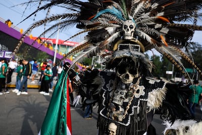 The Mexican skull motif is known as a calavera. Reuters