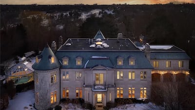 This sprawling Toronto, Ontario chateau has six bedrooms and 10 baths. Photo: Zillow