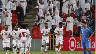 The UAE's 2-1 win over Uzbekistan in March has helped move them to No 89 in the Fifa rankings.