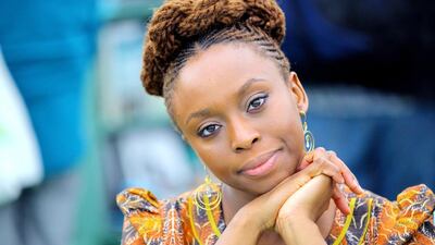 The Nigerian writer Chimamanda Ngozi Adichie at the Hay Festival in 2012. REX