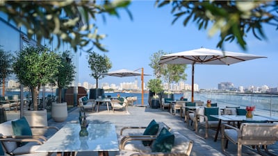 Enjoy breakfast or a morning coffee on the terrace