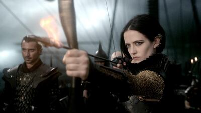 Eva Green in 300: Rise of an Empire. Courtesy Warner Bros. Pictures / AP Photo