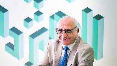 Rachid Yazami, a Moroccan scientist and engineer, is best known for inventing the graphite anode of lithium-ion batteries. Reem Mohammed / The National.